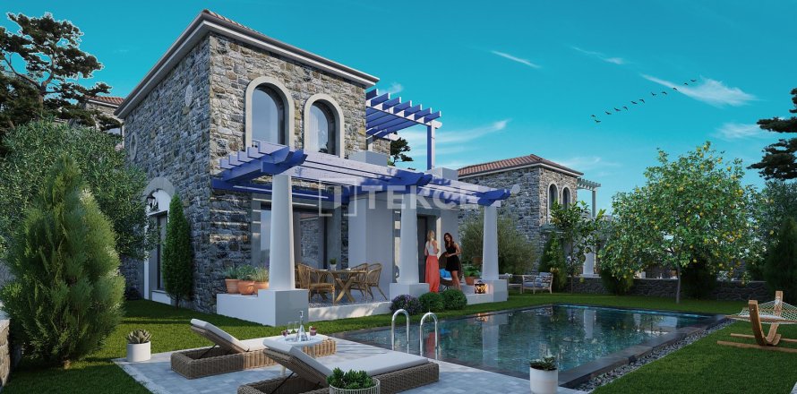 3+1 Villa en Bodrum, Turkey No. 15955