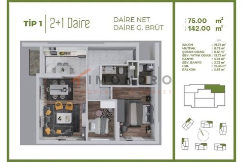 4+1 Appartement à Bagcilar, Turkey No. 17037 21