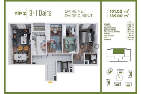 4+1 Appartement à Bagcilar, Turkey No. 17037 19