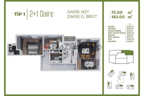 4+1 Appartement à Bagcilar, Turkey No. 17037 20